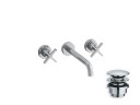 Наружные части настенного смесителя для раковины CRISTINA CROSS ROAD CR24377