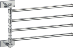 88014 П/держатель поворот. 4-ной (ХРОМ) GANZER (10/1шт)