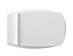 Alice Nur, быстросъемное ультратонкое сиденье с микролифтом, цвет белый глянцевый