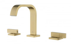 01115-S Смеситель на борт раковины (3-отв,Мат. Золото) GANZER (10/1шт)