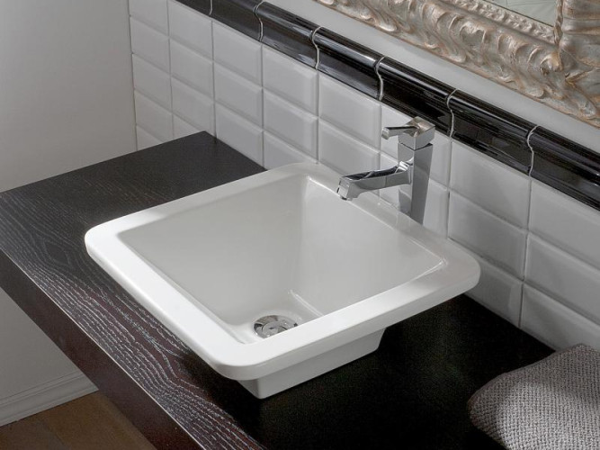 Раковина накладная Scarabeo BUTTERFLY 4001