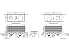 Модуль унитаз-биде HATRIA G-FULL YXJS01