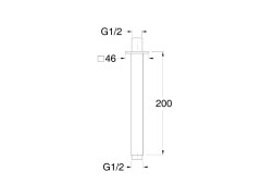 Держатель для душа CRISTINA SANDWICH PD42234