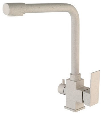 15025-B Смес. для кухни под фильт. выс. Г-обр. (НЕРЖ,СВ.БЕЖ.) ViEiR (10/1шт)