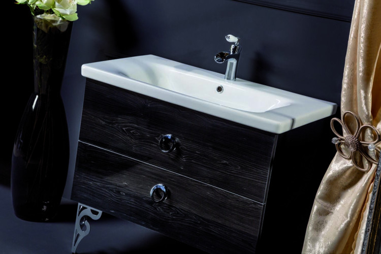 Тумба 80см*48 (52) BLACK WOOD