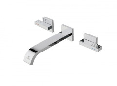 01144 Смеситель встраиваемый для раковины (ХРОМ) GANZER (8/1шт)