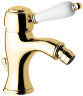 Emmevi Laguna, однорычажный смеситель для биде (излив 10,5 см), с донным клапаном, цвет золото