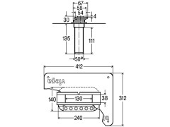 Слив для душевого лотка Advantix  VIEGA Advantix Cleviva 797270