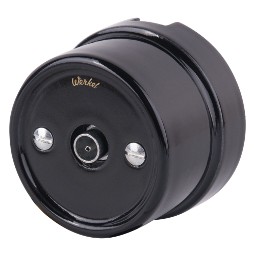 ТВ розетка черный ретро WL18-02-05