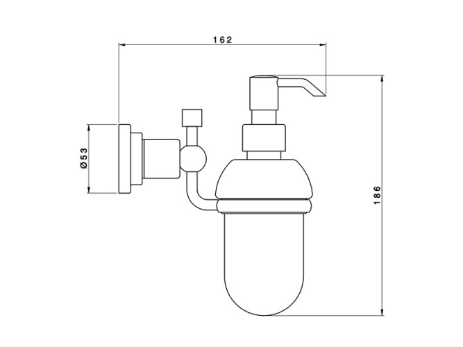 Дозатор настенный NICOLAZZI M.CROCE 1489CR27