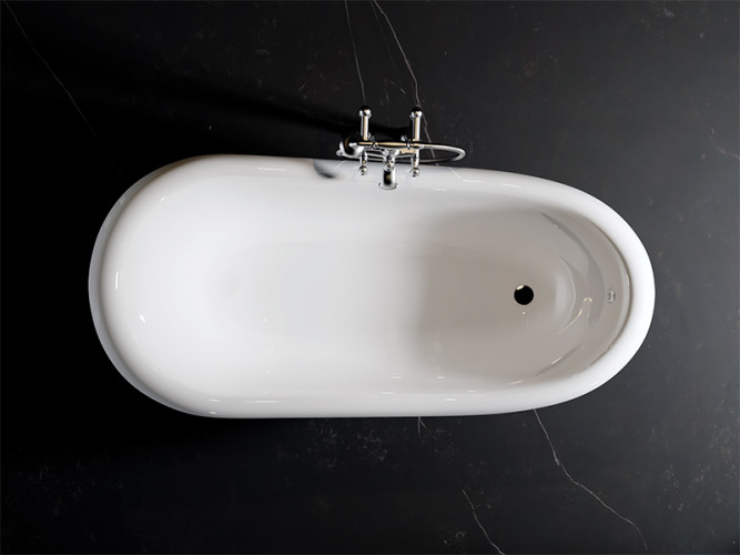 Ванна отдельностоящая на ножках, хром RELAX DESIGN CASSIOPEA cromo