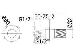 Cмеситель для душа MAMOLI TUTTODUNPEZZO 373000000021