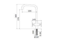 Смеситель для кухни MAMOLI PROGRAMMA CUCINA 72180000000F