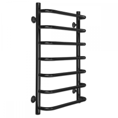 Полотенцесушитель Laris Стандарт П7 500/700 черный матовый 73207376ЧМБФ / без фитингов (-)