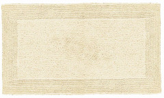 Batex Duo Flor, двухсторонний квадратный коврик из 100% хлопка, размер 55x65 см, цвет натуральный