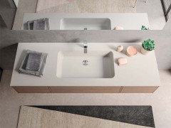 Раковина на тумбу BERLONI BAGNO SUITE  LAVQADINCXR57 100