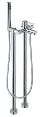 Emmevi Eden, однорычажный напольный смеситель для ванны на 2-х ногах, c набором для душа, цвет хром