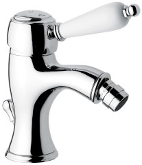Emmevi Laguna, однорычажный смеситель для биде (излив 10,5 см), с донным клапаном, цвет хром
