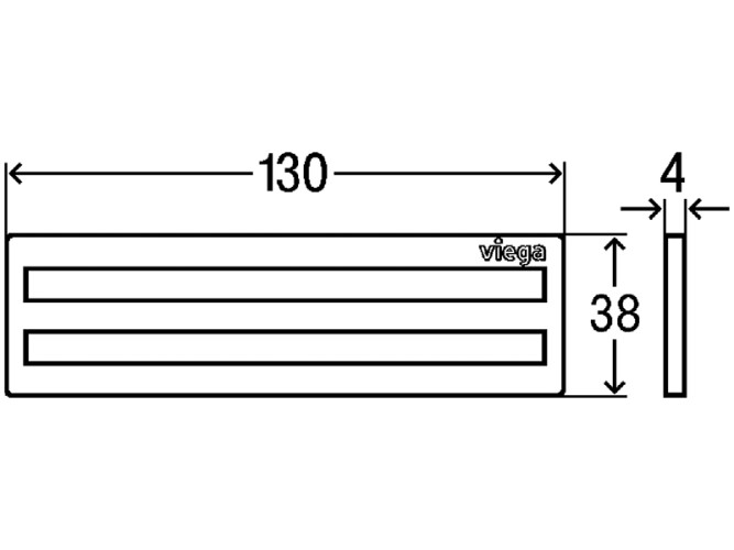 Вкладка душевого лотка VIEGA Advantix Cleviva 794101