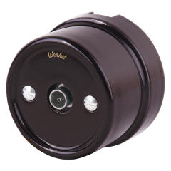 ТВ розетка коричневая ретро WL18-02-05