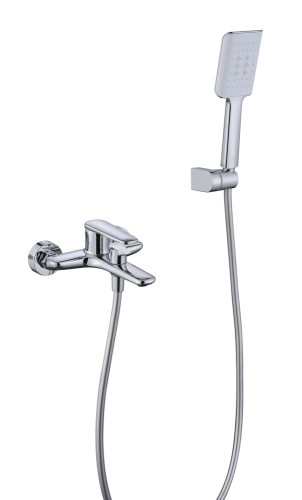 02131 Смеситель од. для ванны кор. (ХРОМ)  GANZER  (8/1шт)