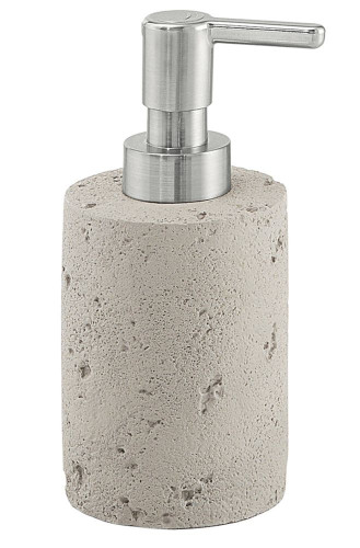 Gedy Ginevra, настольный дозатор с пластиковой помпой, цвет хром - серый