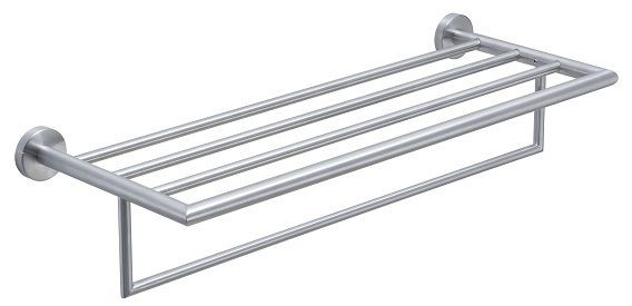 Gedy Project, полка для полотенец, цвет зачищенный хром