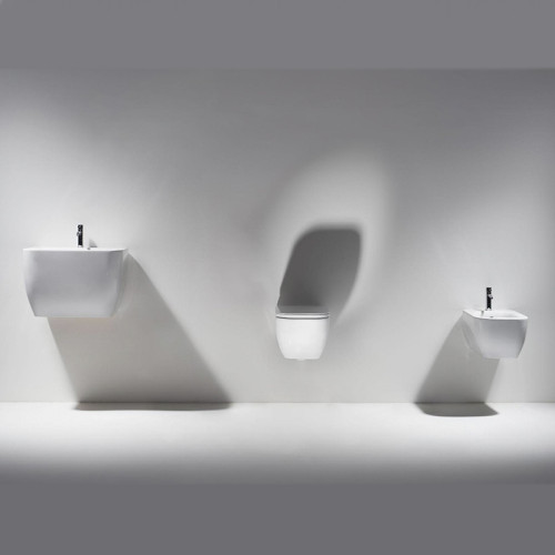 Унитаз подвесной безободковый SIMAS HENGES HE 18/F85 bia