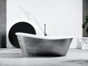 Ванна отдельностоящая RELAX DESIGN NAIL bia/alluminio anticato