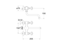Смеситель для кухни CRISTINA KITCHEN KL40092
