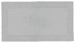 Batex Duo Flor, двухсторонний квадратный коврик из 100% хлопка, размер 55x65 см, цвет серебристый