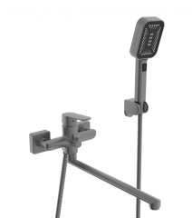 073542-G Смеситель од. для ванны дл. (ГРАФИТ) ViEiR (10/1шт)