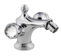 Emmevi The One Atena, смеситель для биде. Прозрачные кристаллы Swarovski, цвет хром