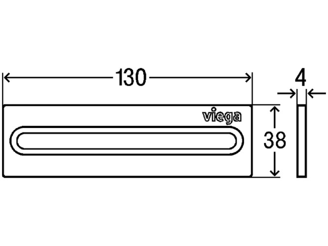 Вкладка душевого лотка VIEGA Advantix Cleviva 794095