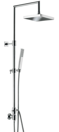 Emmevi, душевая колонна C02595E, цвет черный матовый