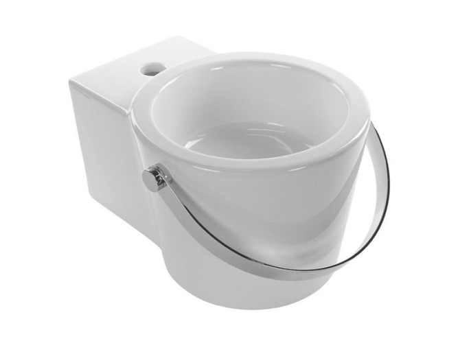 Раковина накладная или подвесная Scarabeo BUCKET 8804CR