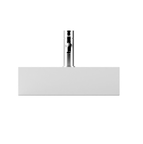 Alice Spy, подвесная прямоугольная раковина 40x30x11h см c крепежом fix01, цвет белый глянцевый