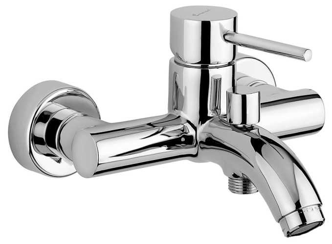 Emmevi Piper, однорычажный смеситель для ванны без набора для душа, цвет бронза