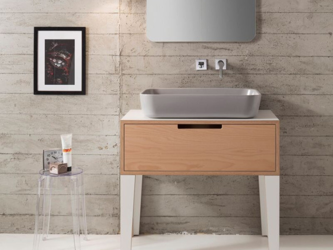 Раковина накладная Scarabeo MIZU 9007