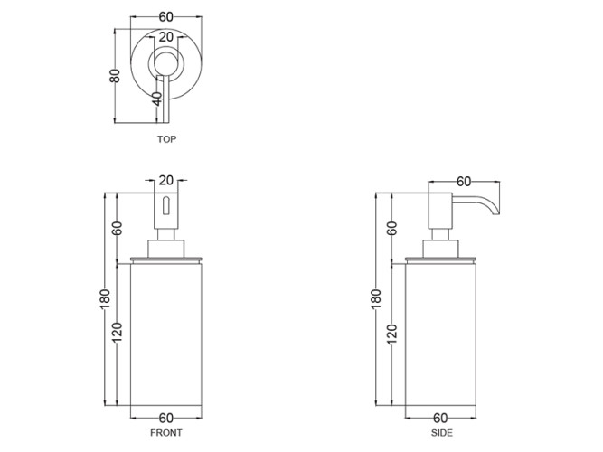 Дозатор CIELO ACCESSORIES ACDIM SM