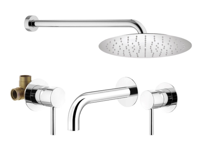 Комплект для душа Plumberia Selection IXO KITXO01CR210