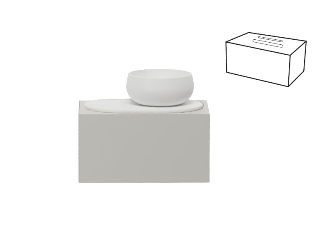 Тумба под раковину CIELO DELFO DEC76L PM