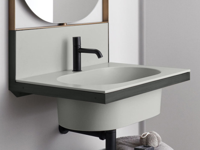 Структура под раковину и зеркало CIELO ELLE  ELSTOSP CM