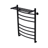 Полотенцесушитель водяной Comfysan Noumi W-8 80/50 с полкой, черный