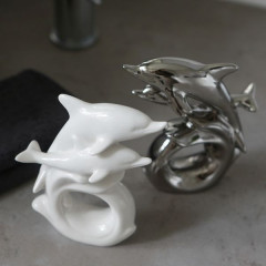 Casablanca, фигурка керамическая &quot;Дельфин&quot;, цвет белый