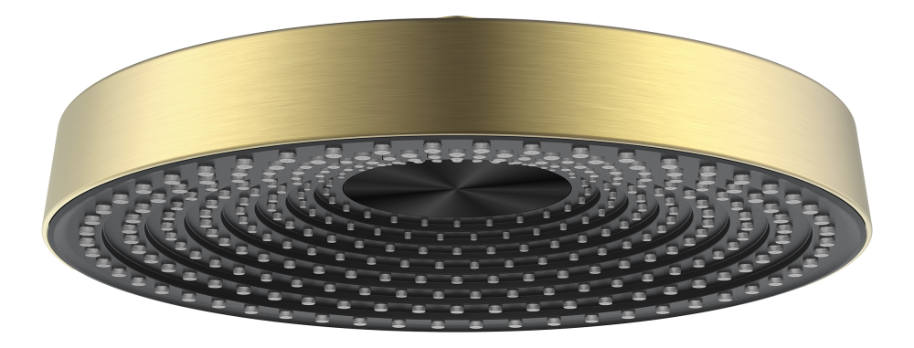 10529-S Тропическая лейка, круглая 30см (Мат. Золото)  GANZER  (12/1шт)