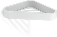 Gedy Outline, решётка угловая 1-уровневая, цвет белый матовый