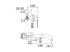 Смеситель для раковины MAMOLI ELLISSE 49870000P121