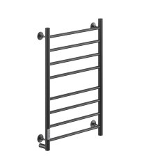 Полотенцесушитель Электрич.кабельный Ника WAY-2 80/40 RAL9005 черный матовый левый тэн