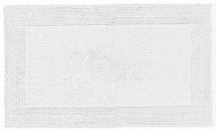 Batex Duo Flor, двухсторонний прямоугольный коврик из 100% хлопка, размер 65x120 см, цвет белый